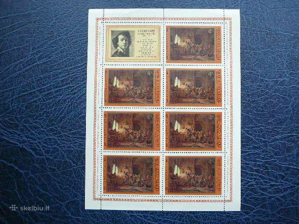 Rembrantas Daile Ssr 1987 svarus s4551k
