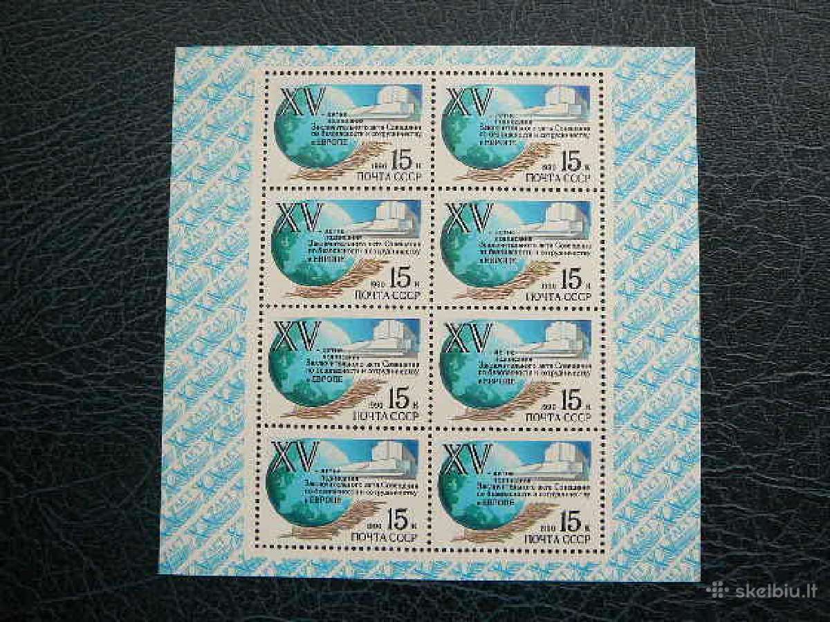 Saugumas Europoje Ssr 1990 Mnh s6093k