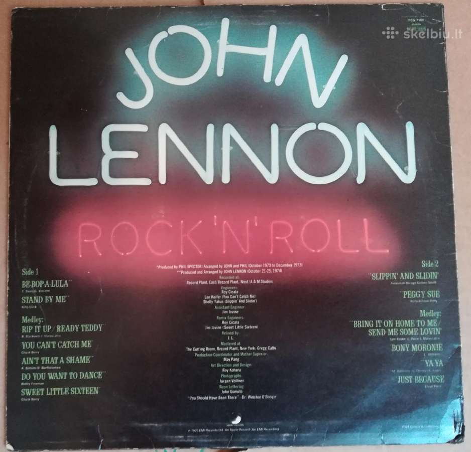 Rock n Roll (John Lennon album) - nuotraukos Nr. 2