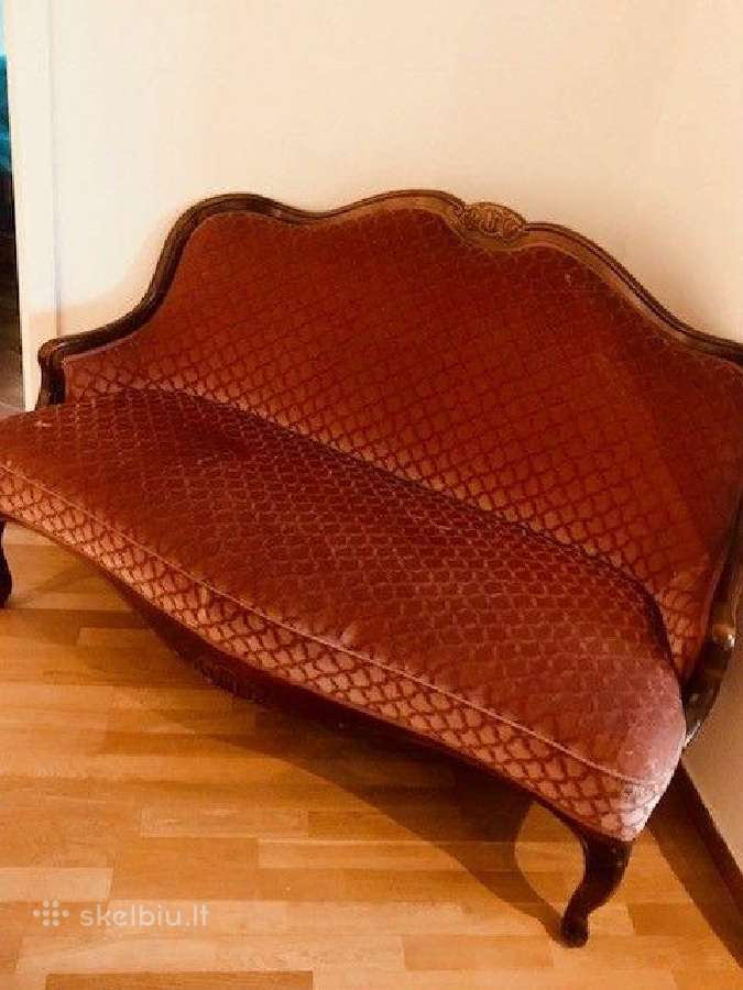 Antikvarinė sofa ir dvi kėdės - nuotraukos Nr. 2