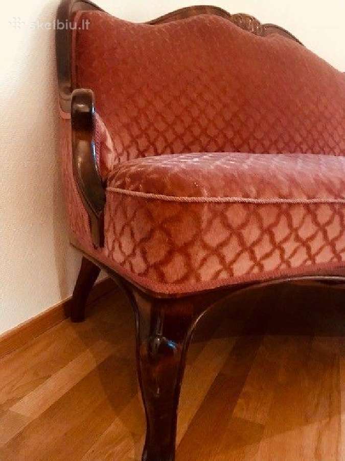Antikvarinė sofa ir dvi kėdės - nuotraukos Nr. 5