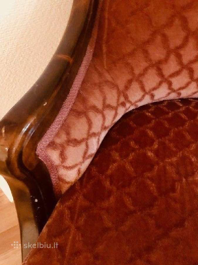 Antikvarinė sofa ir dvi kėdės - nuotraukos Nr. 7