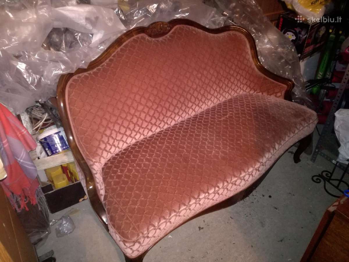 Antikvarinė sofa ir dvi kėdės - nuotraukos Nr. 9