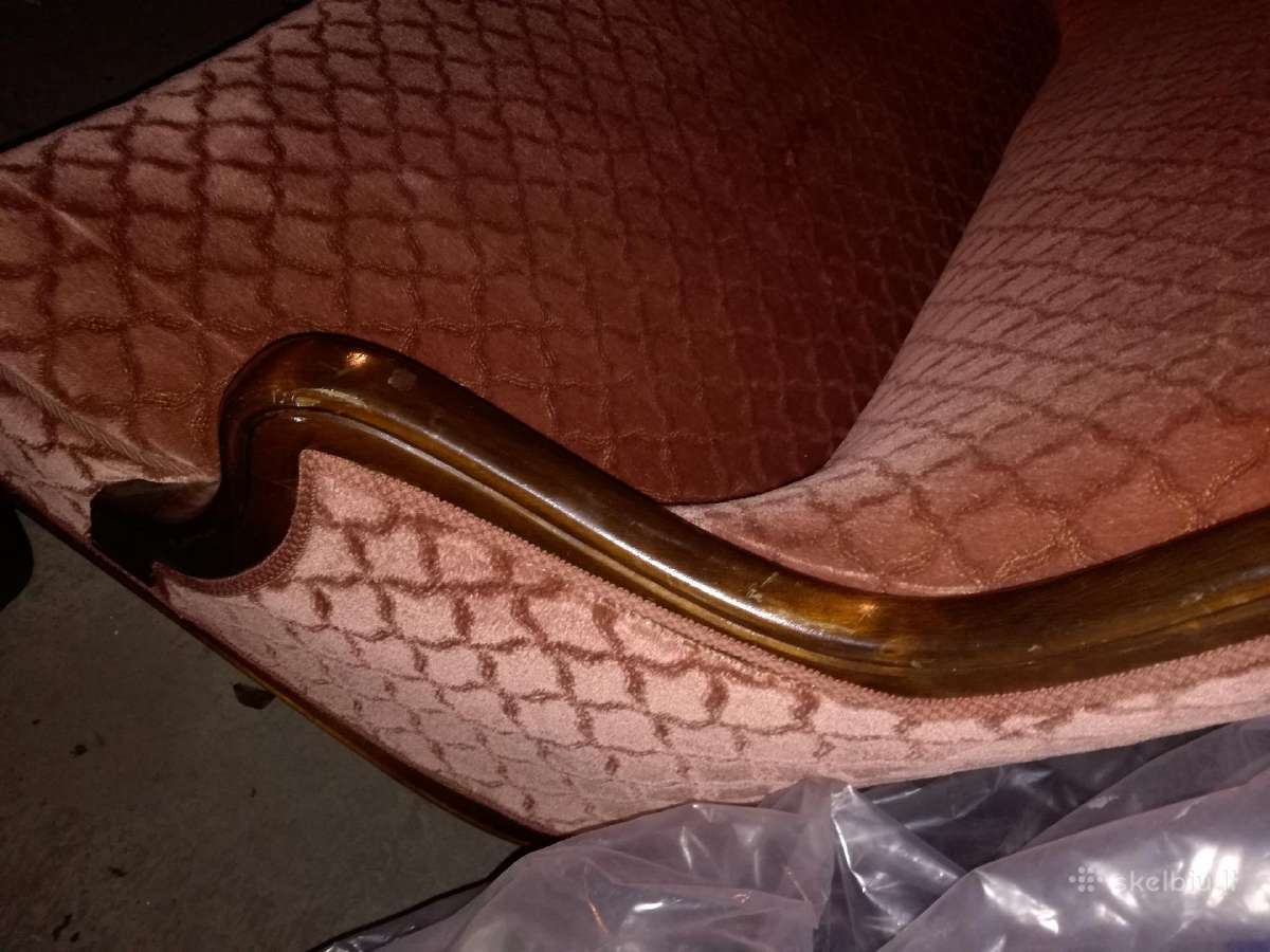 Antikvarinė sofa ir dvi kėdės - nuotraukos Nr. 12