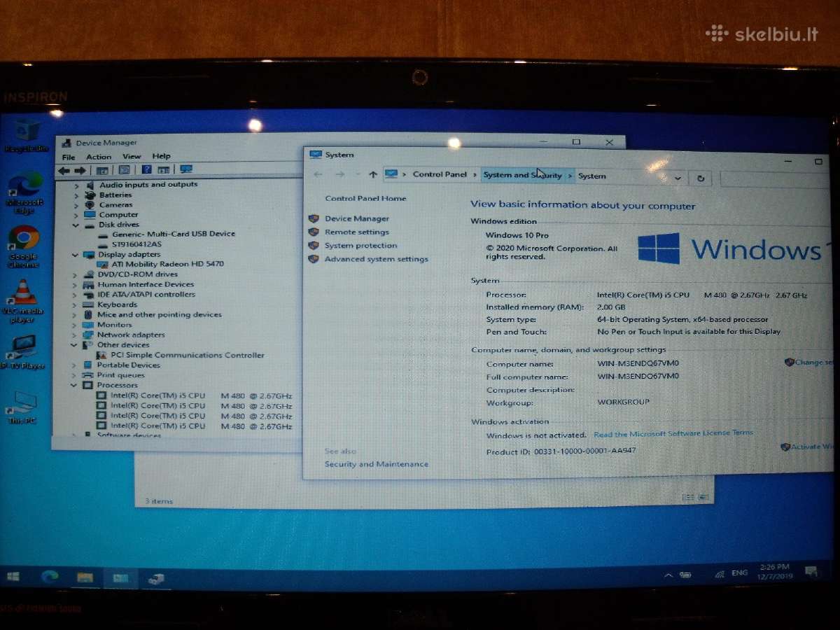 Dell Xps 9350 kiti Dell dalims - nuotraukos Nr. 2