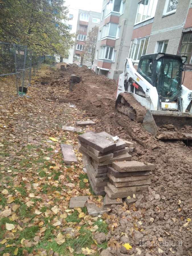 Vikšrinių bobcat nuoma. Vilnius - nuotraukos Nr. 9