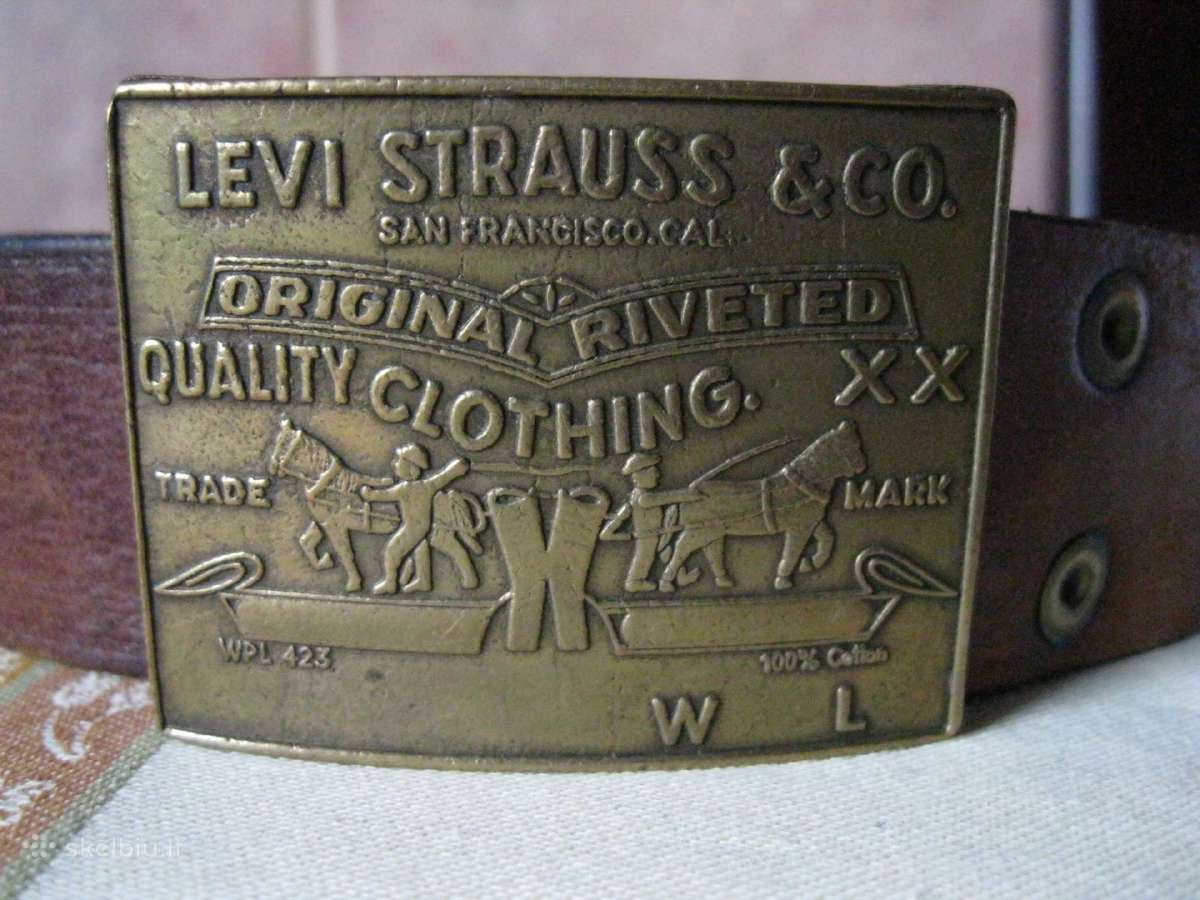 Dirzas Levi Strauss - Senas Originalus. - nuotraukos Nr. 2