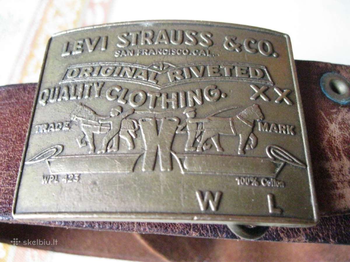 Dirzas Levi Strauss - Senas Originalus. - nuotraukos Nr. 3