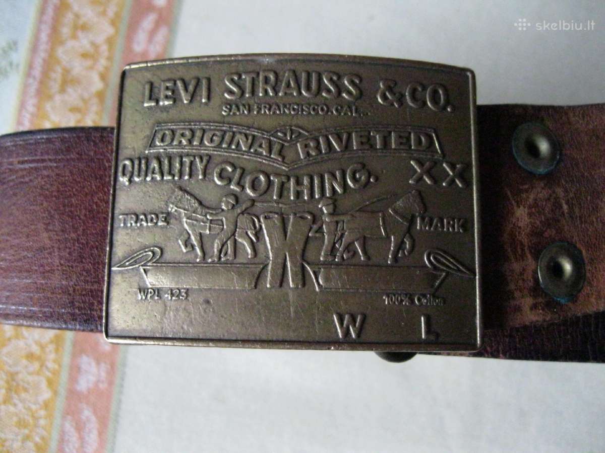 Dirzas Levi Strauss - Senas Originalus. - nuotraukos Nr. 4
