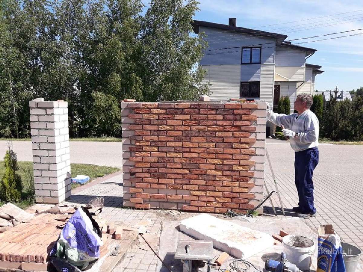 Klinkerio klijavimas - Vilnius - nuotraukos Nr. 3