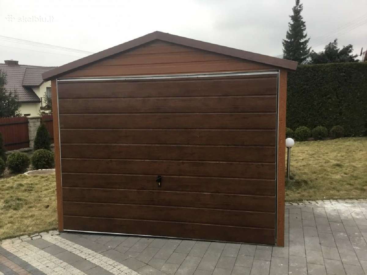 Naujas Premium garažas "Wood" 3x5 - 1650 € - nuotraukos Nr. 2