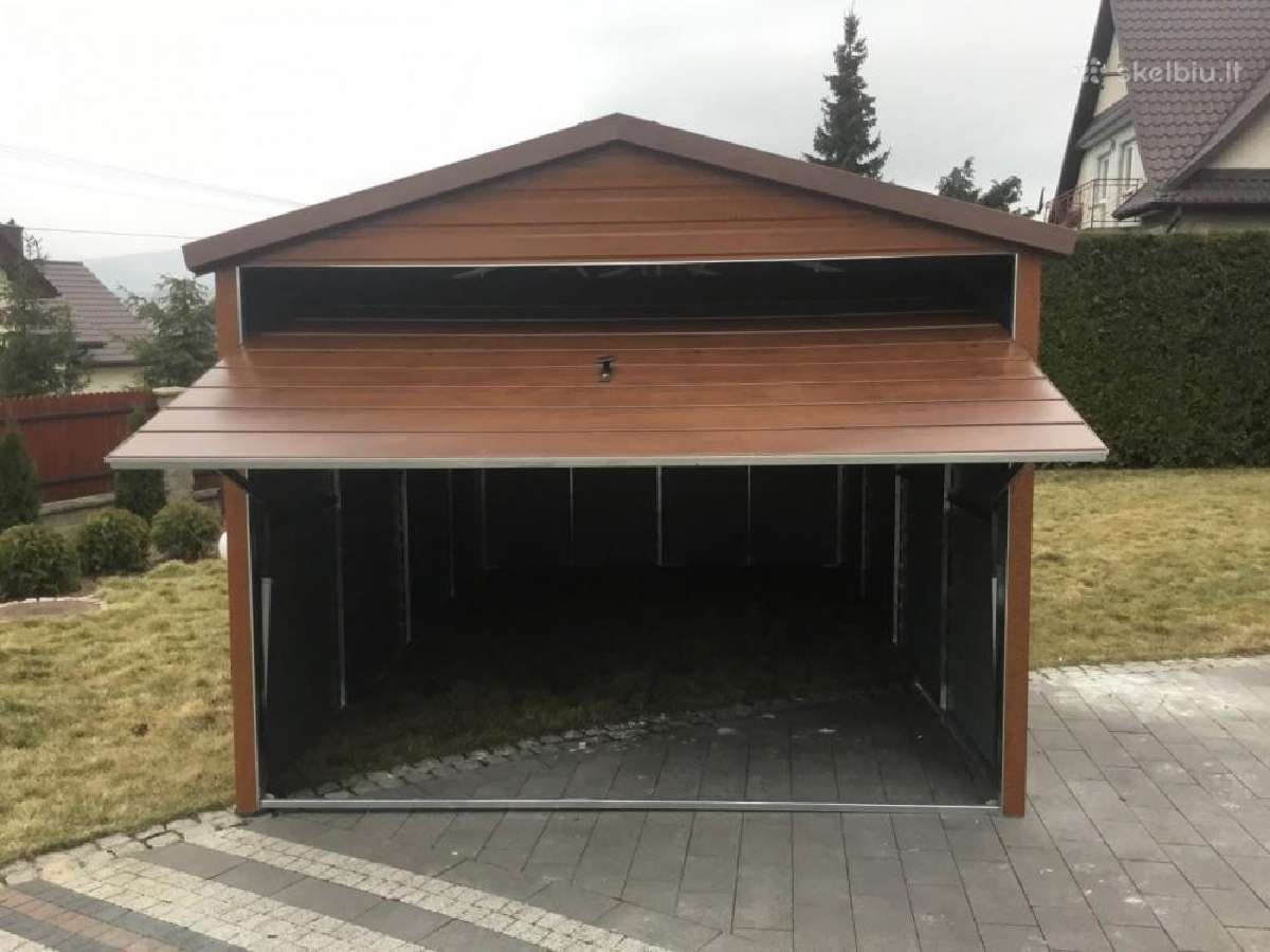 Naujas Premium garažas "Wood" 3x5 - 1650 € - nuotraukos Nr. 6