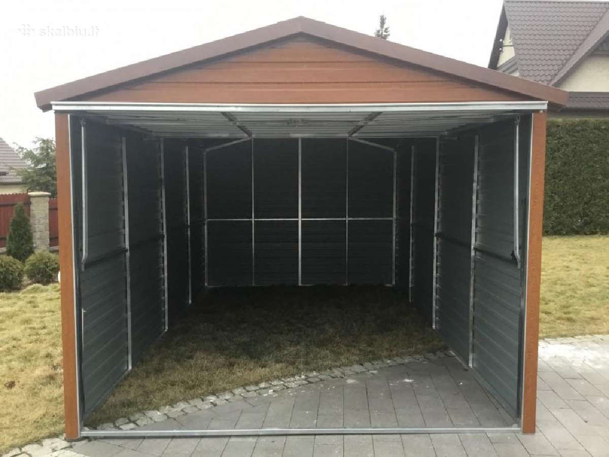 Naujas Premium garažas "Wood" 3x5 - 1650 € - nuotraukos Nr. 7