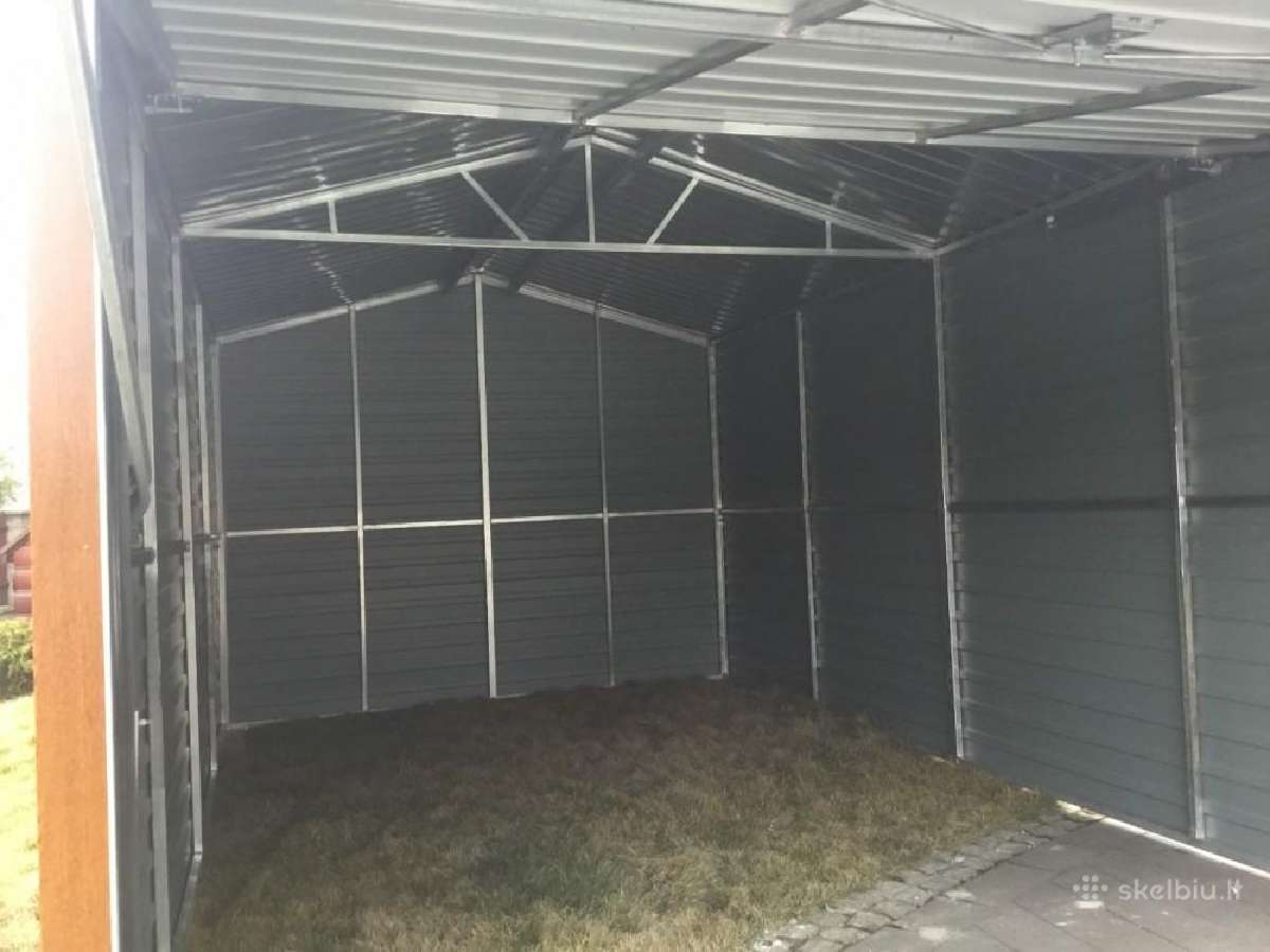 Naujas Premium garažas "Wood" 3x5 - 1650 € - nuotraukos Nr. 8