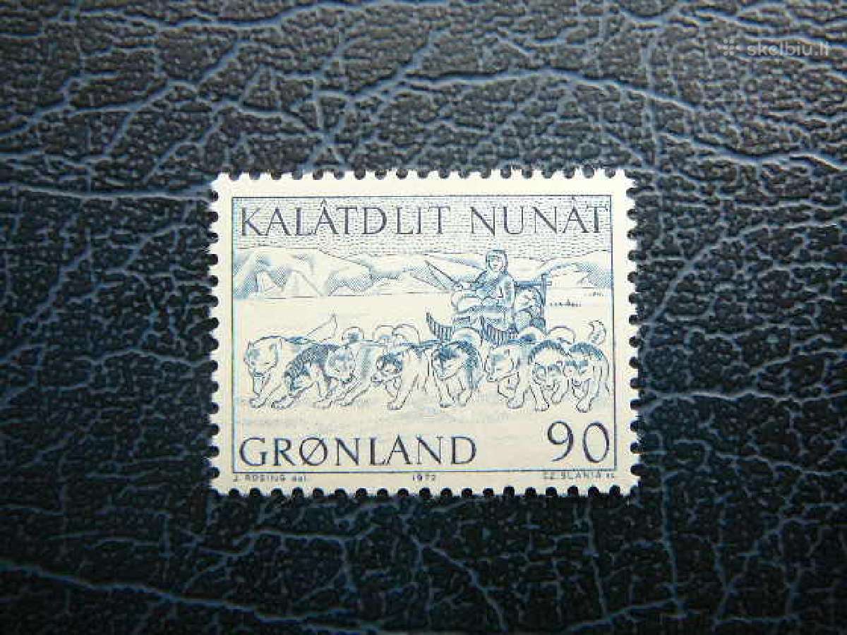 Sunys Siaure Grenlandija 1972 svarus grn80