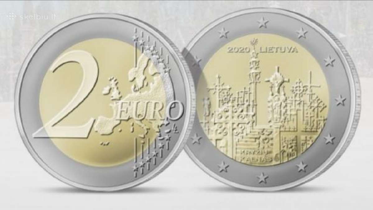 Lietuva 2020 Kryžių kalnas 2 eurai Unc