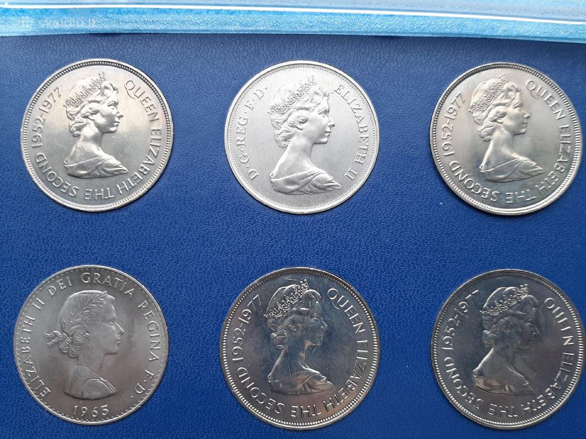 1977 Jubilee crowns (rinkinys) - nuotraukos Nr. 2