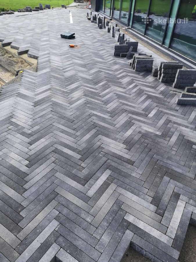 Betono trinkelės, gatvės-vejos bortai, latakai - nuotraukos Nr. 26