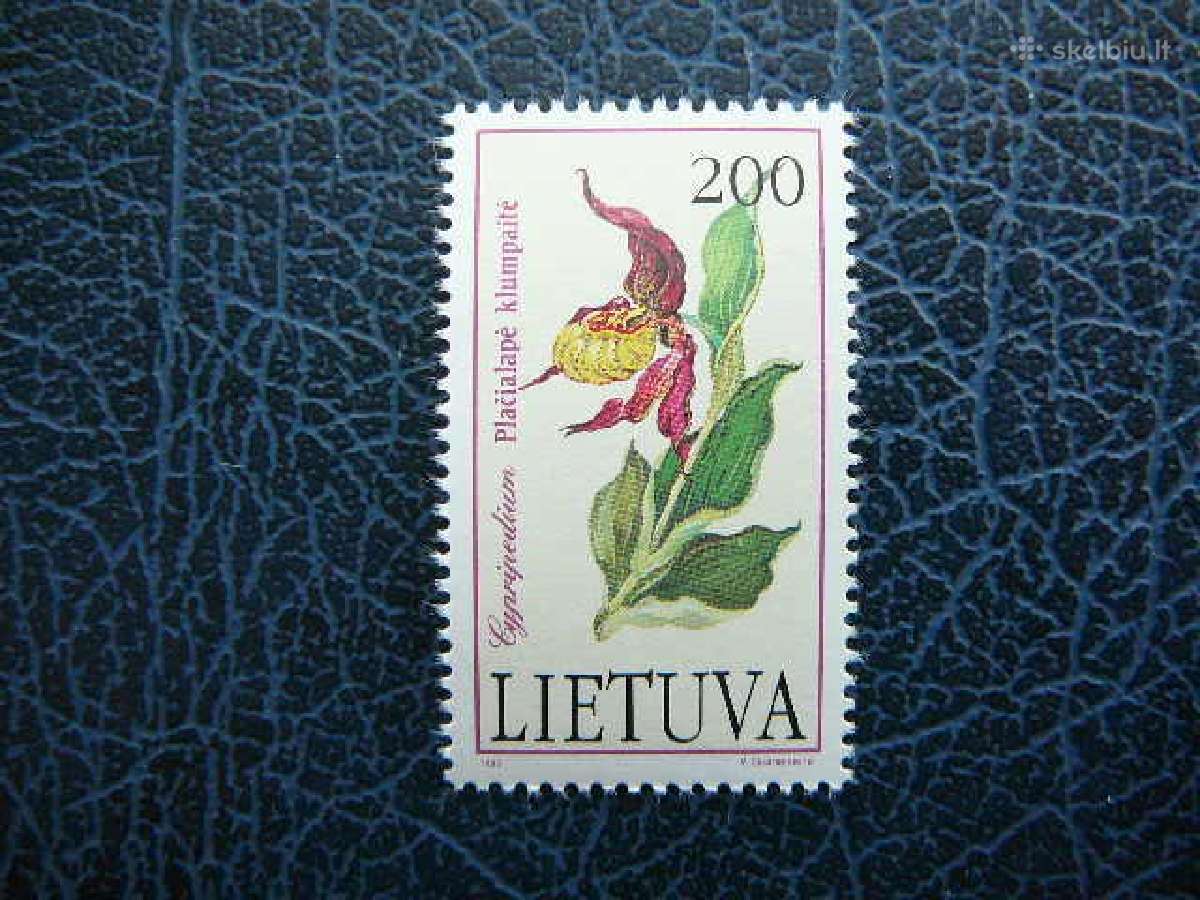 Lietuva 1992 Augalai svarus lit499s1