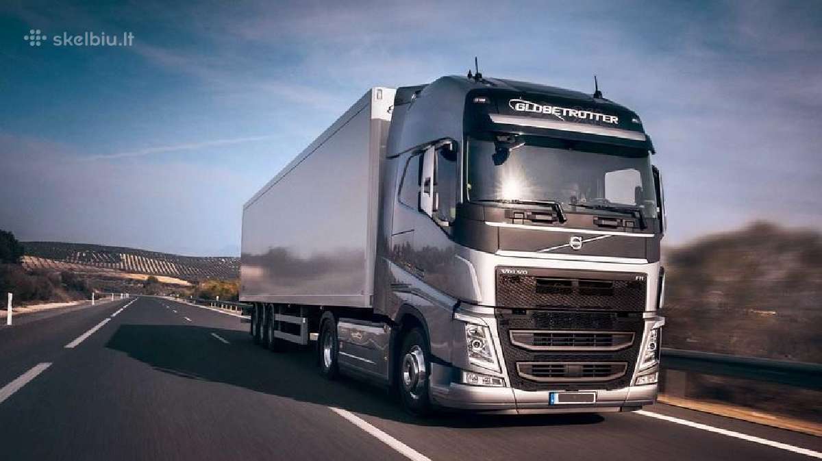 Vairuotojas Ekspeditorius su Volvo Fh, Daf