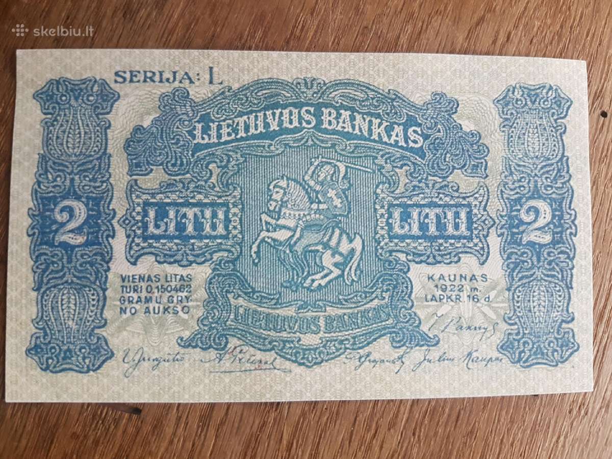 Pirksiu Lietuvos banknotu visokiu - nuotraukos Nr. 10