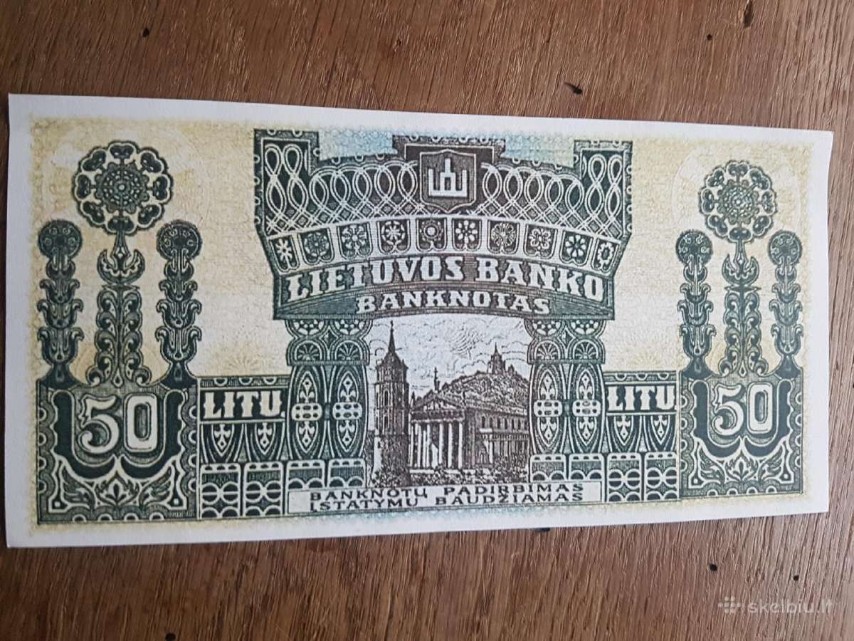 Pirksiu Lietuvos banknotu visokiu - nuotraukos Nr. 15