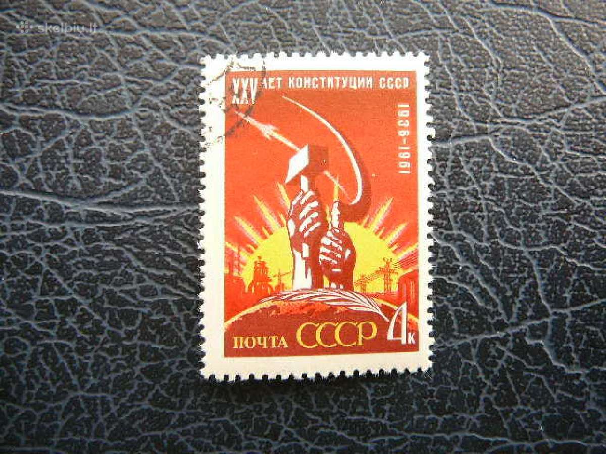 Ssr 1961 Konstitucija antsp. a2563