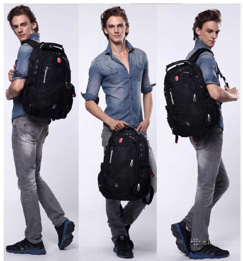 Oxford Swiss kuprinė (53x33x23cm) 17" laptop - nuotraukos Nr. 19
