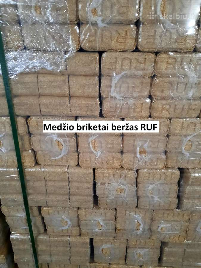 Beržo pjuvenų briketai - nuotraukos Nr. 2
