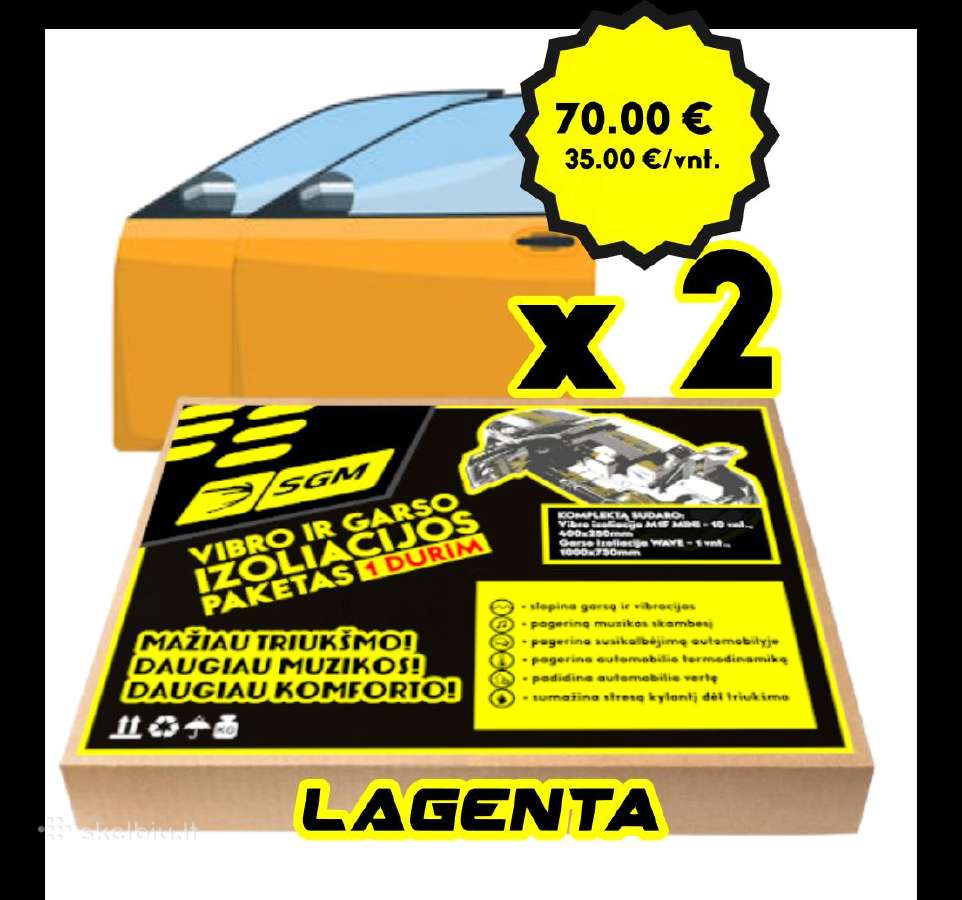 Paketas automobilio durims - nuotraukos Nr. 5