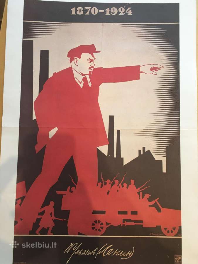 Sovietiniai propagandos plakatai 57x 41 cm - nuotraukos Nr. 5