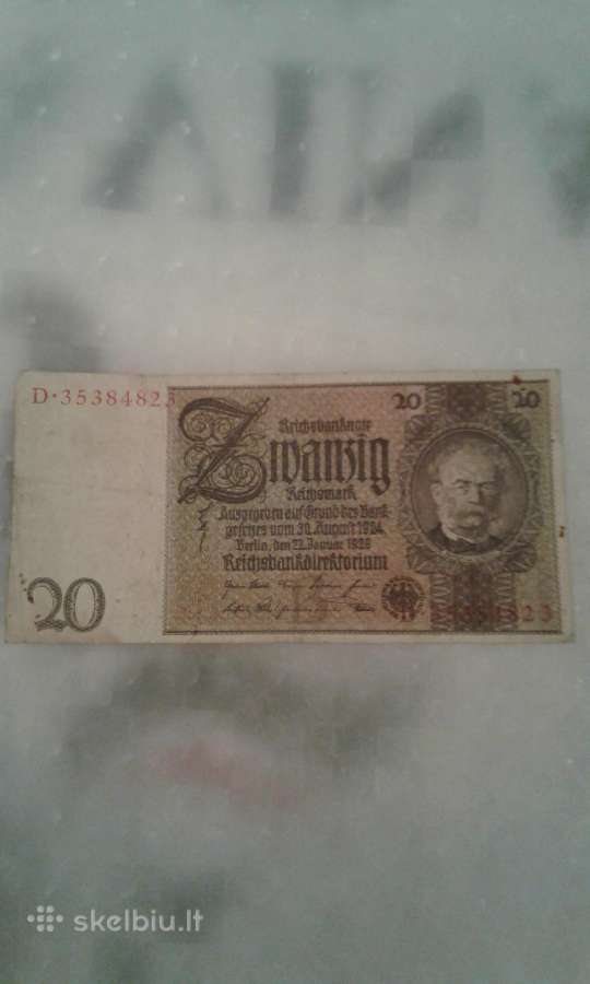 Banknotai -reichsbanknotai - nuotraukos Nr. 2