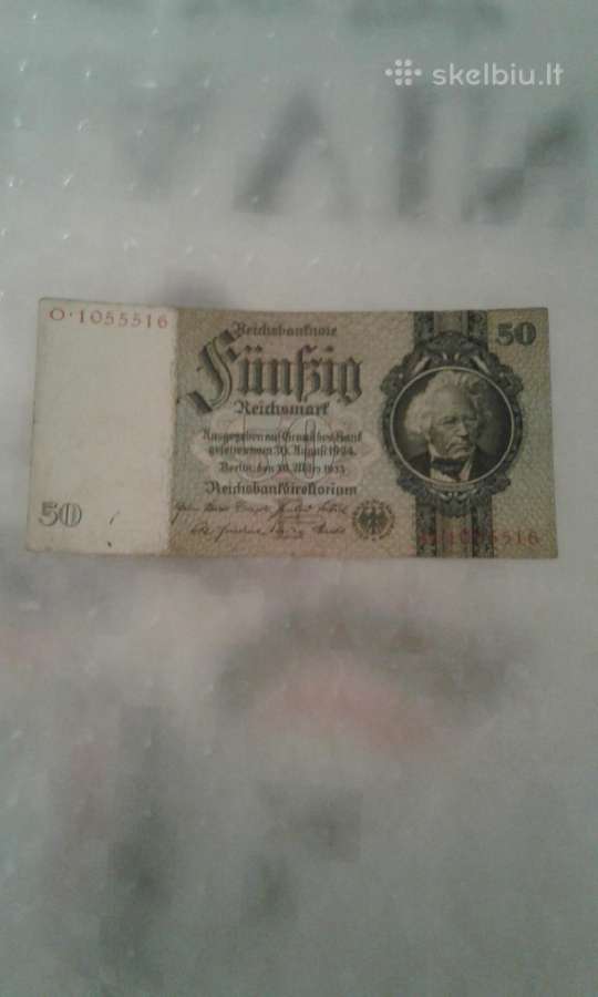 Banknotai -reichsbanknotai - nuotraukos Nr. 6