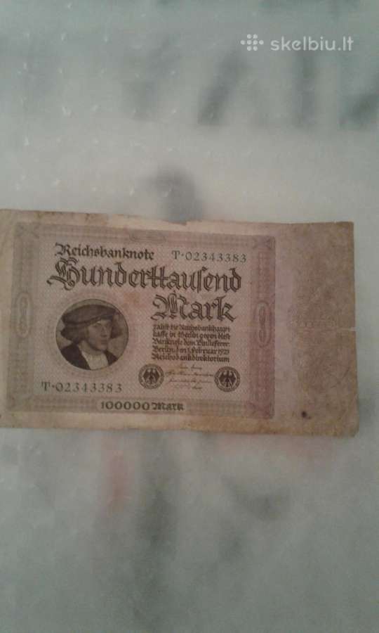 Banknotai -reichsbanknotai - nuotraukos Nr. 10