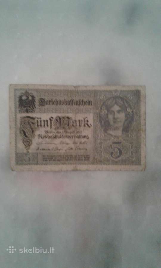 Banknotai -reichsbanknotai - nuotraukos Nr. 17
