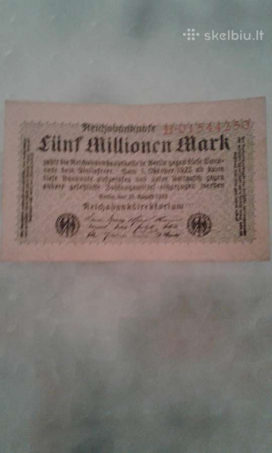 Banknotai -reichsbanknotai - nuotraukos Nr. 21