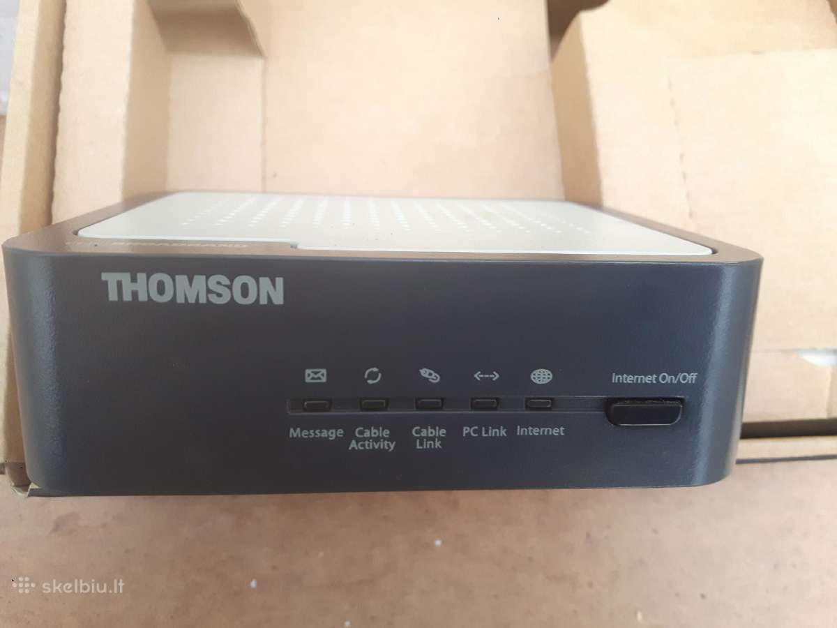Kabelinio interneto modemas Thomson - nuotraukos Nr. 5