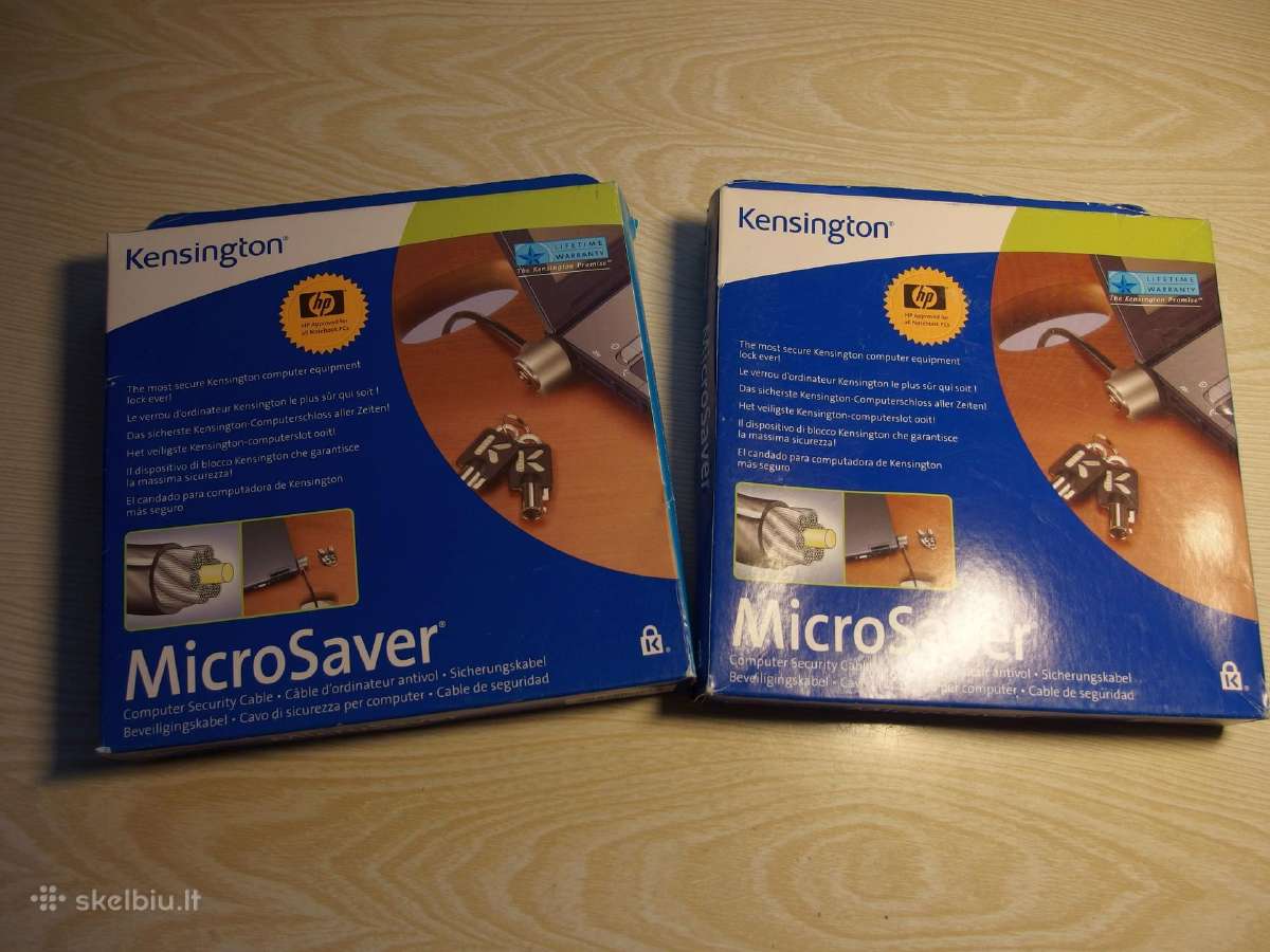 Nauji Kensington Microsaver trosai. Tinka dovanai!