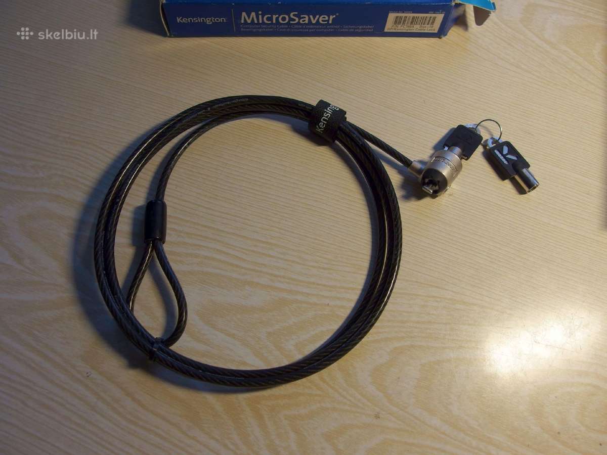 Nauji Kensington Microsaver trosai. Tinka dovanai! - nuotraukos Nr. 2