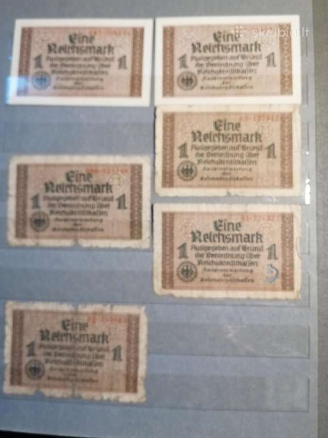 Vokiškos reichsmarkės ir rubliai 1947 - nuotraukos Nr. 5
