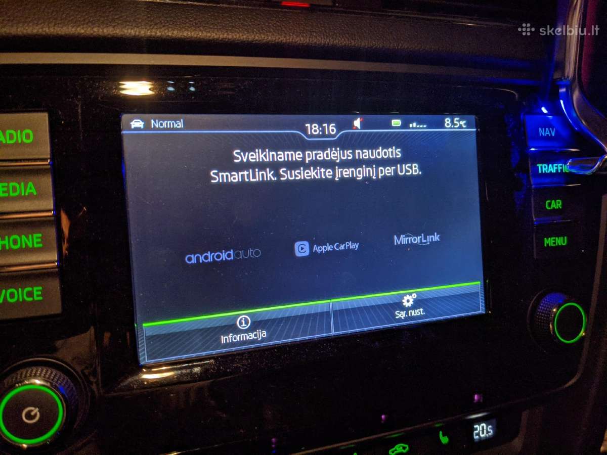 Audi Usa-eu VW Seat Skoda Waze Carplay App Connect - nuotraukos Nr. 30