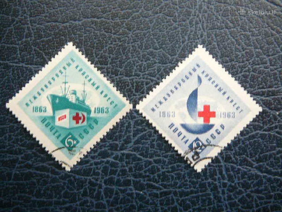 Ssr 1963 Raudonas kryzius Laivai antsp. a2787