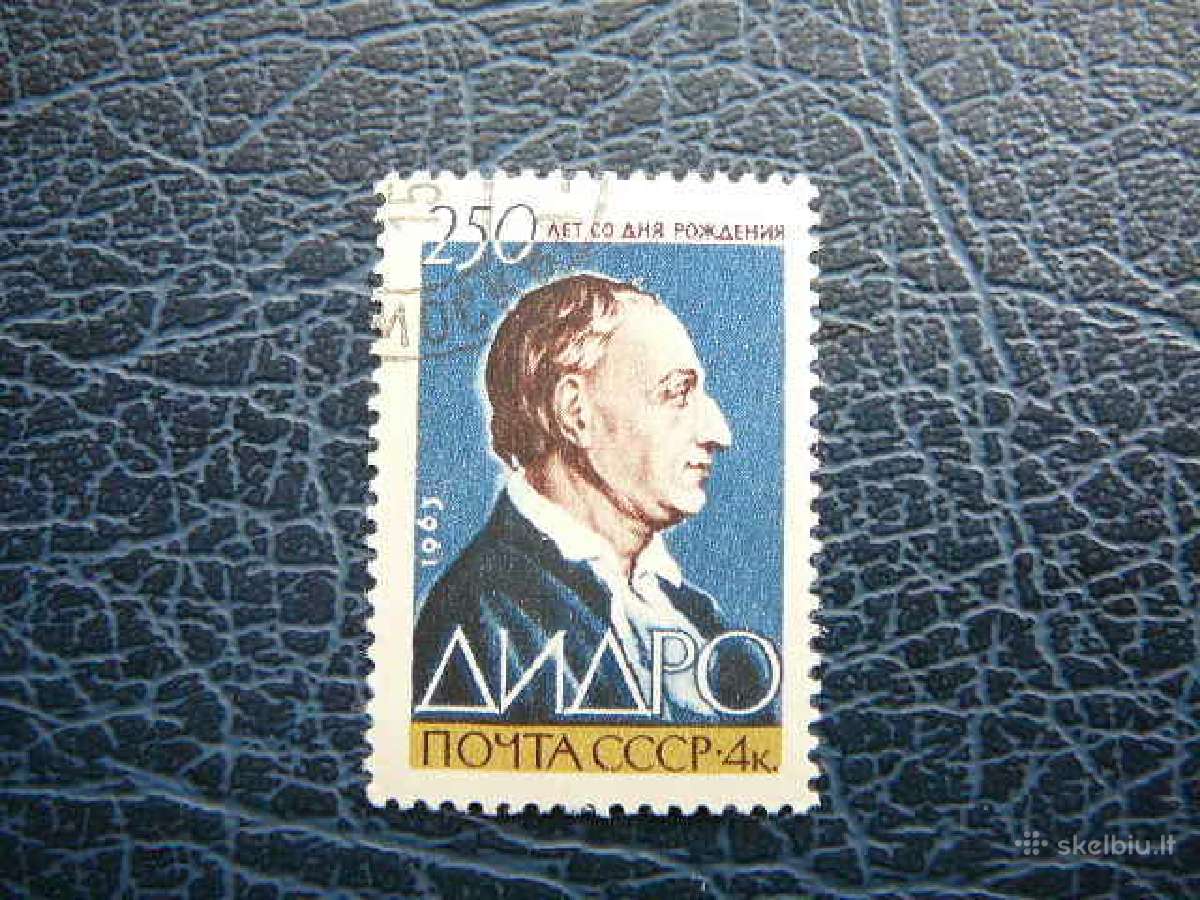 Ssr 1963 Rasytojas D. Didro antsp. a2809