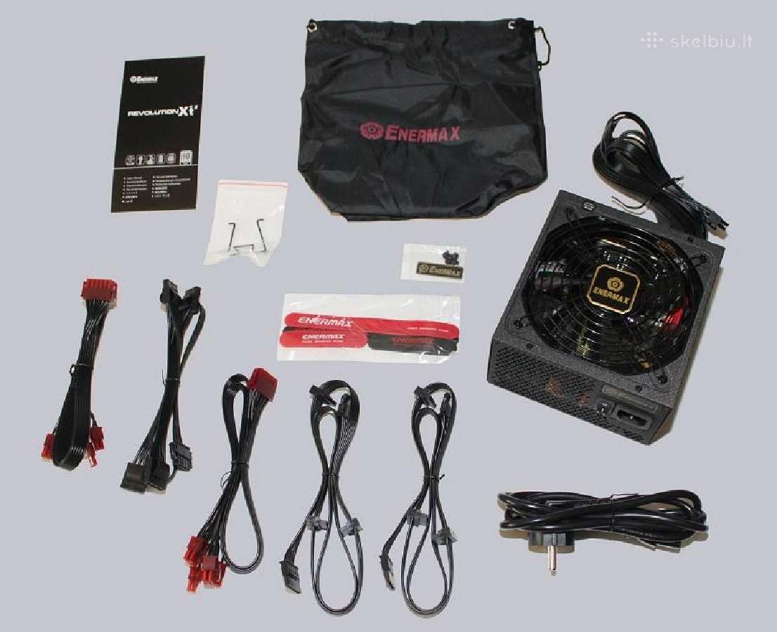 Enermax revolution XT II 750w Gold, naudotas - nuotraukos Nr. 2
