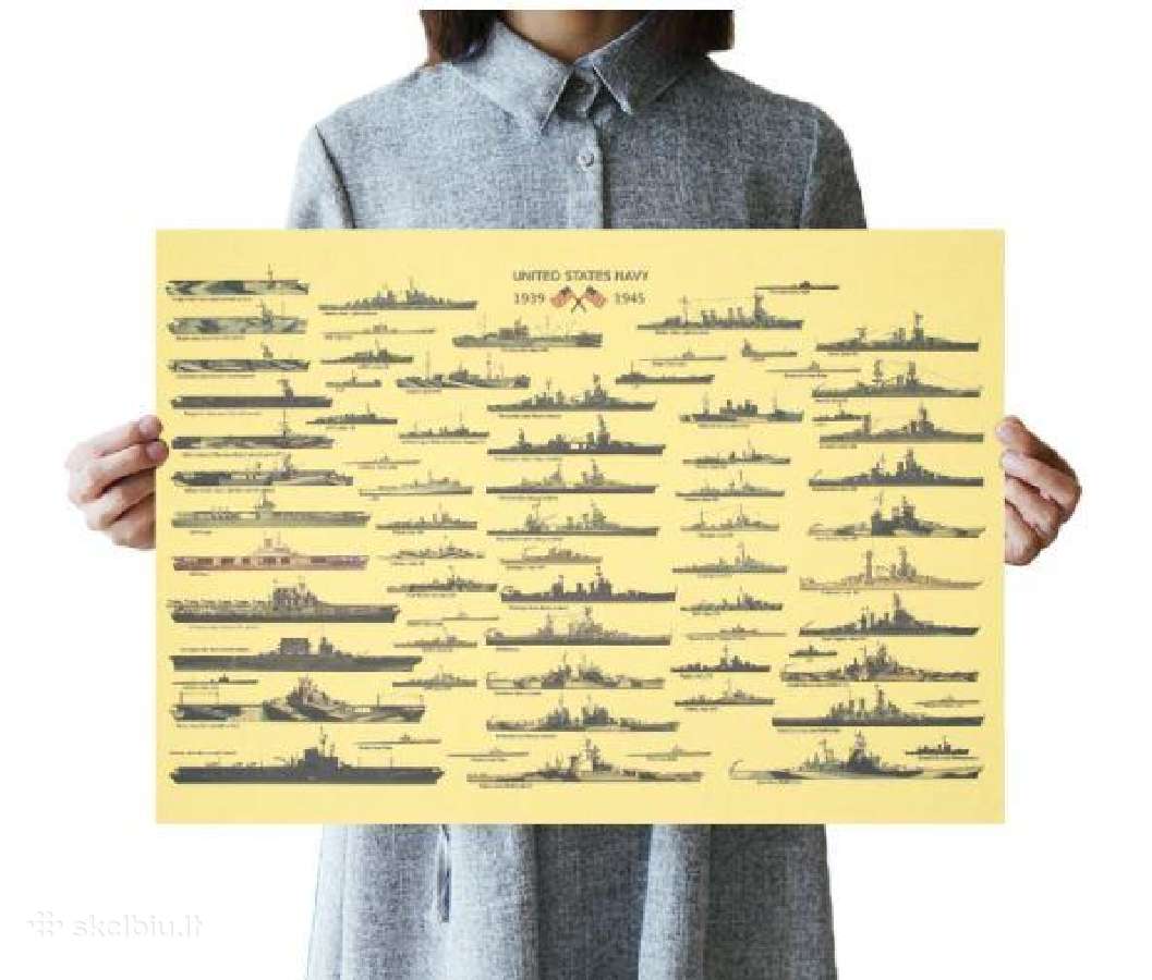 Ginklų,technikos militaristinai laminuoti plakatai - nuotraukos Nr. 11