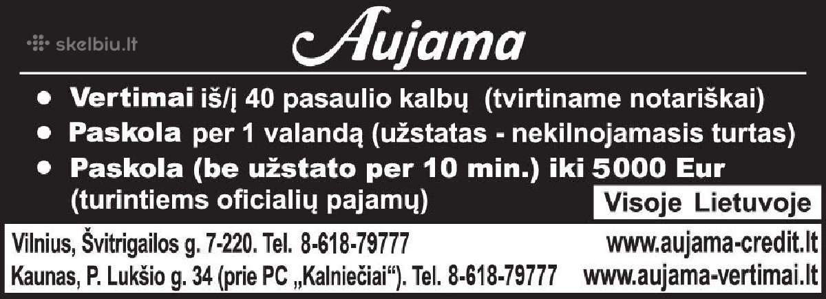 Vertimas iš / į 40 pasaulio kalbų