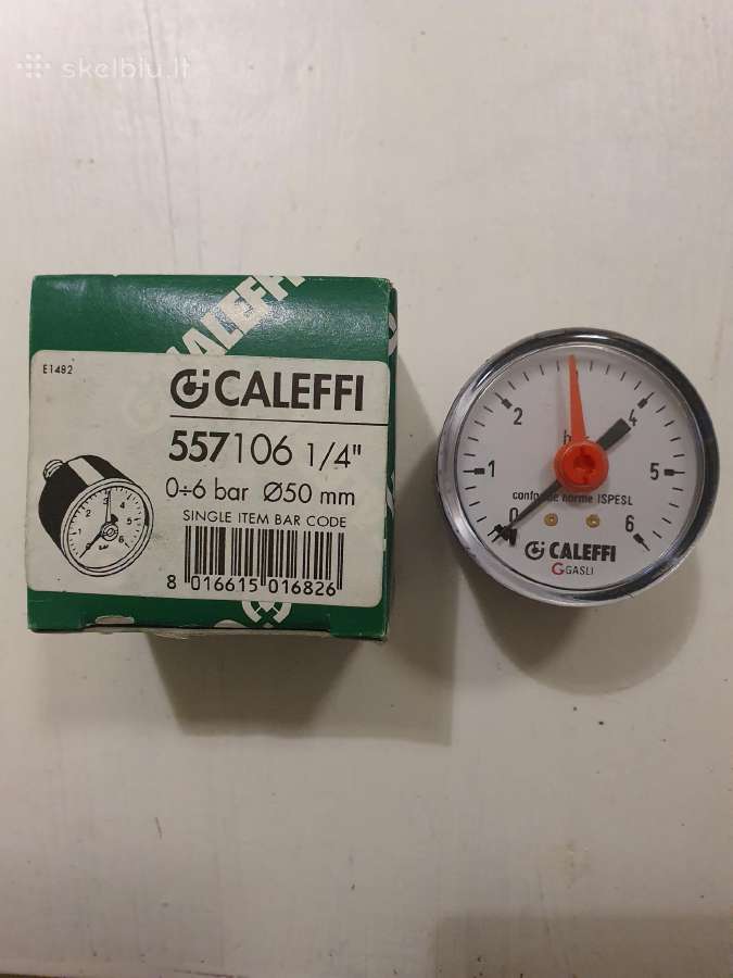 Caleffi elektroterminės pavaros ir manometras - nuotraukos Nr. 7