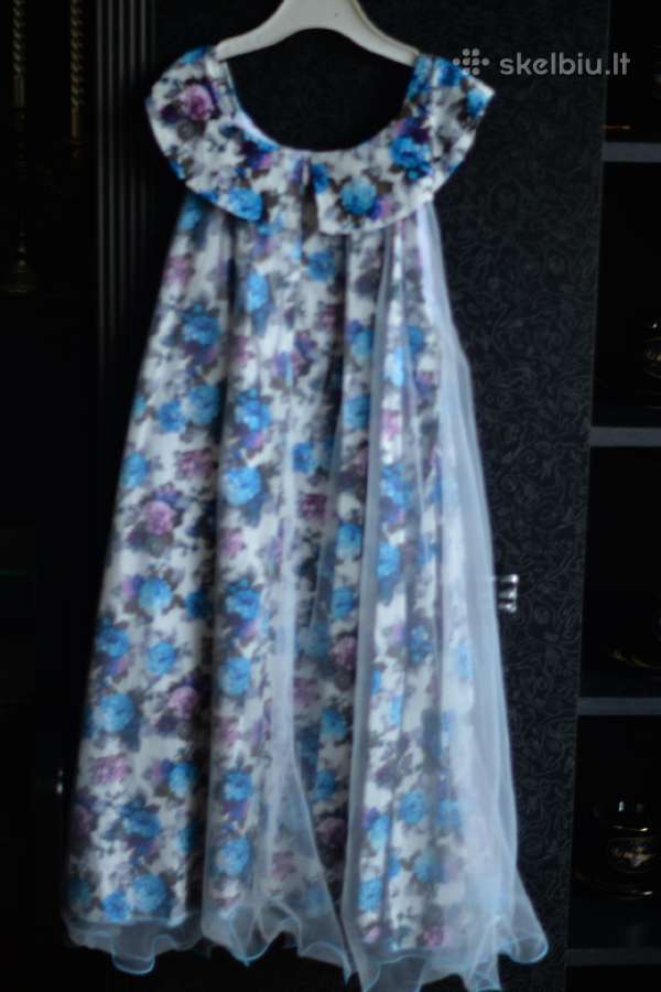 Girls Dress Tulle Overlay Flower Detailing 10-11m. - nuotraukos Nr. 5