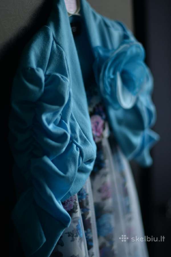 Girls Dress Tulle Overlay Flower Detailing 10-11m. - nuotraukos Nr. 6