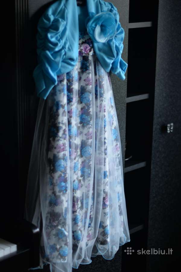 Girls Dress Tulle Overlay Flower Detailing 10-11m. - nuotraukos Nr. 8